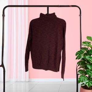 Sonoma‎ Burgundy Turtleneck Sweater - Size Small